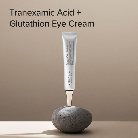 Mary&May Tranexamic Acid + Glutathione Eye Cream, Tranexamic Acid 1.05 Fl Oz / 30ml