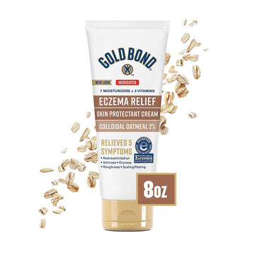 Gold Bond Eczema Relief Cream, 2% Colloidal Oatmeal Skin Protectant, 8.0 Oz