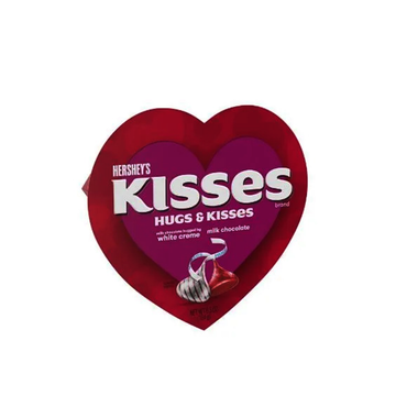 HERSHEY'S Hugs and Kisses Assorted Milk Chocolate and White Crème Candy