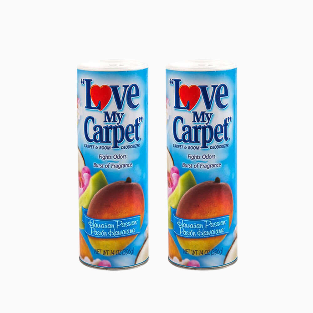 2-in-1 Carpet & Room Deodorizer by LOVE MY CARPET (Hawaiian Passion, 2-PACK)