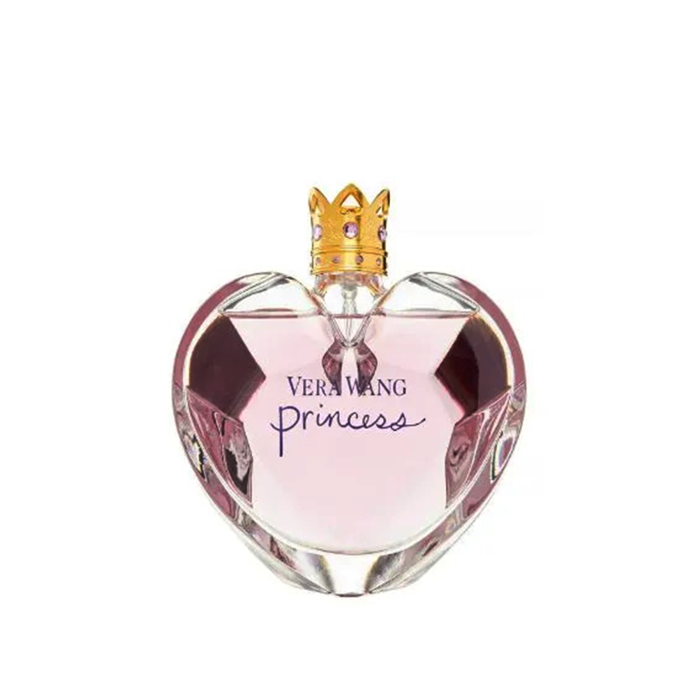The perfume for women "Vera Wang Princess Eau de Toilette" comes in a 3.4 Oz bottle