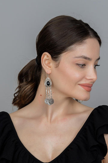 Handmade Silver-plated Antique Earrings