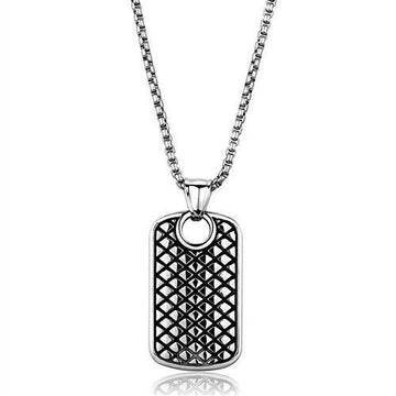 TK1983 - High polished (no plating) Stainless Steel Necklace with No